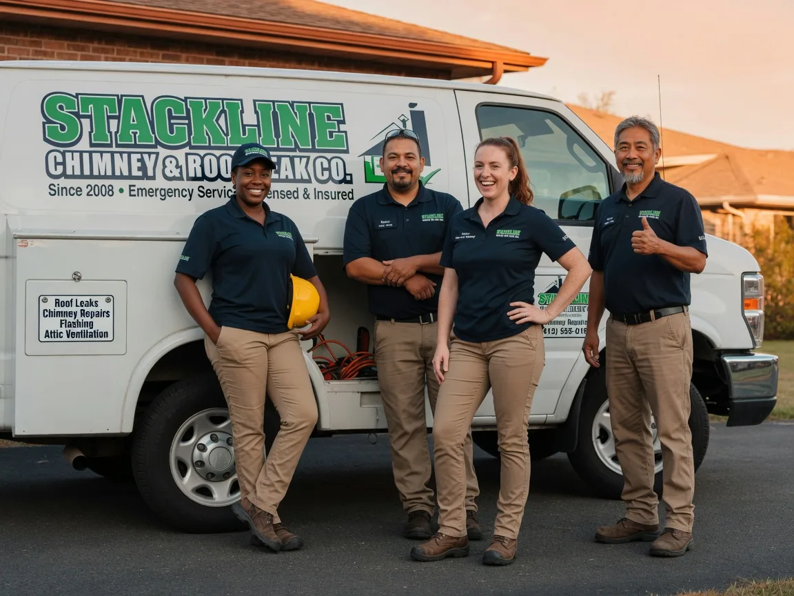 Chimney flashing repair company in Porter, OK